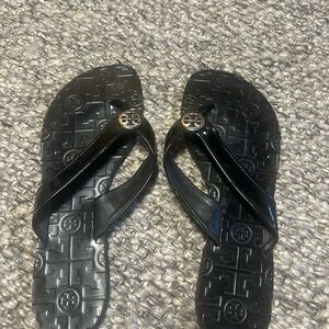 Tory Burch Black Flip Flops